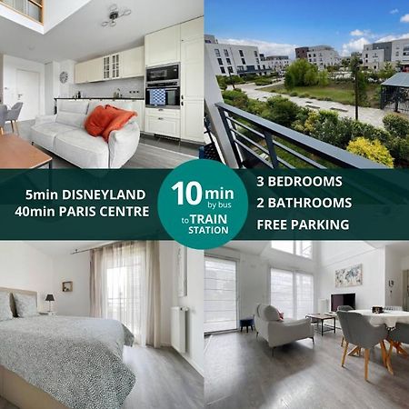 Le Colisee - Appartement Duplex Pour 6 A Disneyland Paris Montévrain Kültér fotó